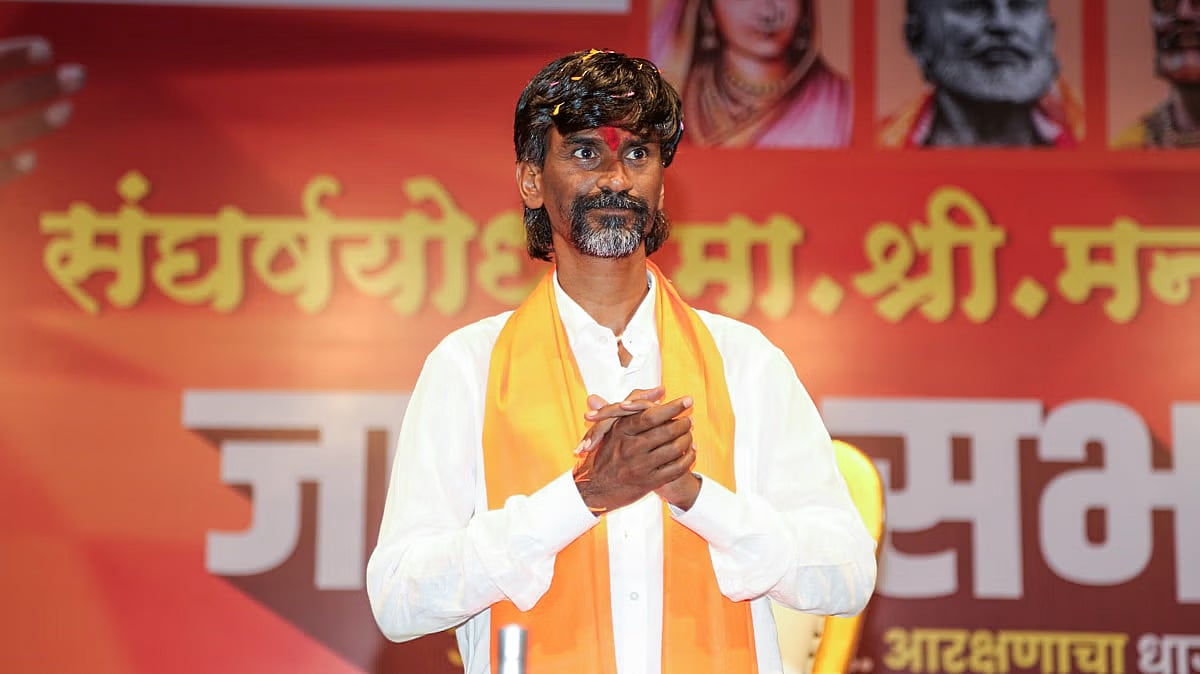 PTI : Maratha activist Manoj Jarange |